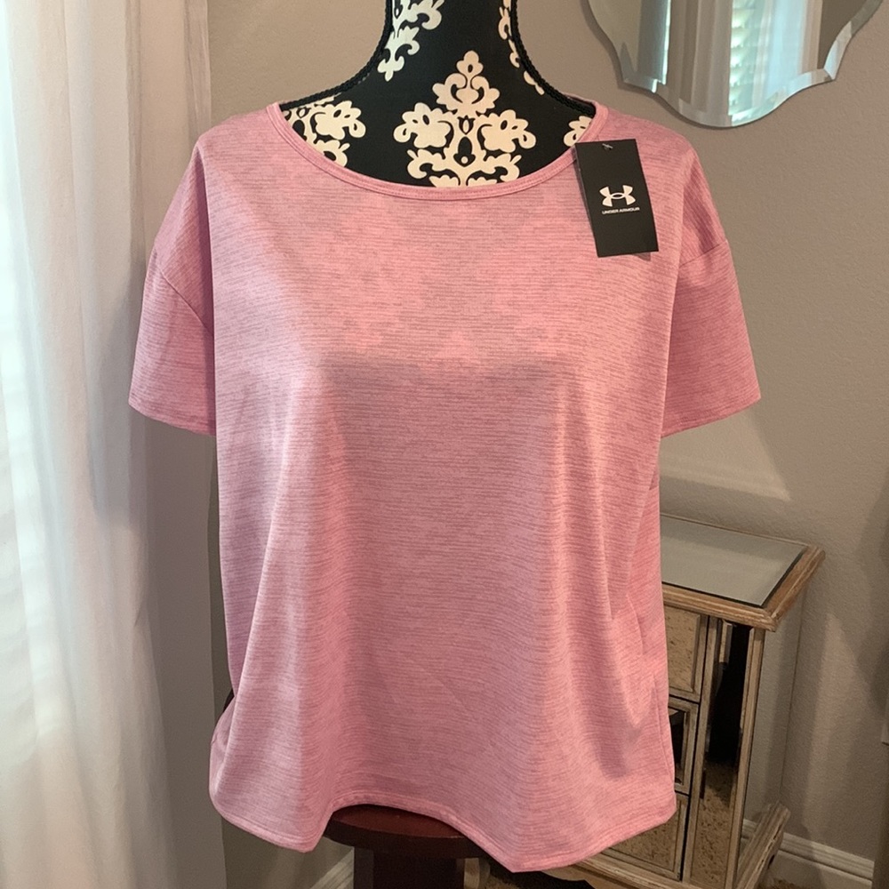 Under Armour Women's Pink Top